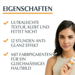 EUCERIN Sun Oil Control tinted Creme LSF 50+ mitt. 50 ml