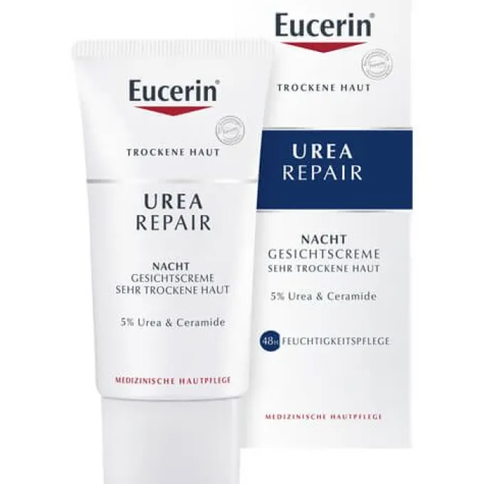 EUCERIN UreaRepair Gesichtscreme 5% Nacht 50 ml