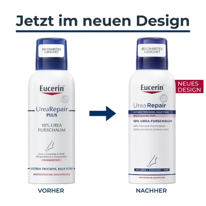 EUCERIN UreaRepair PLUS Fußschaum 10% 150 ml