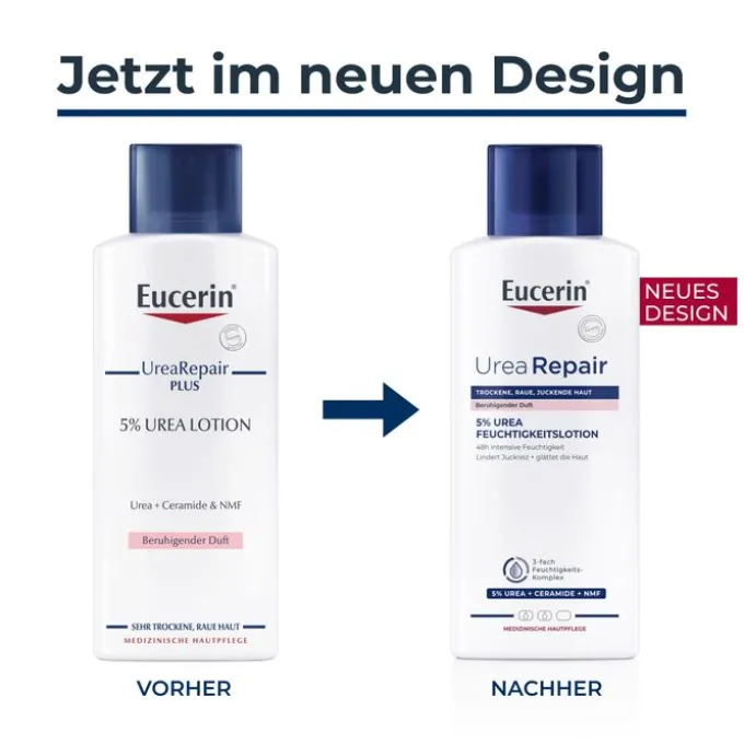 EUCERIN UreaRepair PLUS Lotion 5% mit Duft 250 ml