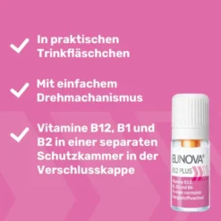 EUNOVA B12 Plus Trinkfläschchen 30 Stück
