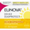 EUNOVA DuoProtect D3+K2 4000 I.E./80 μg Kapseln 30 Stück