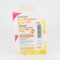 EUNOVA DuoProtect D3+K2 1000 I.E./80 μg Kaps.Kombi 180 Stück