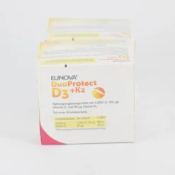EUNOVA DuoProtect D3+K2 1000 I.E./80 μg Kaps.Kombi 180 Stück
