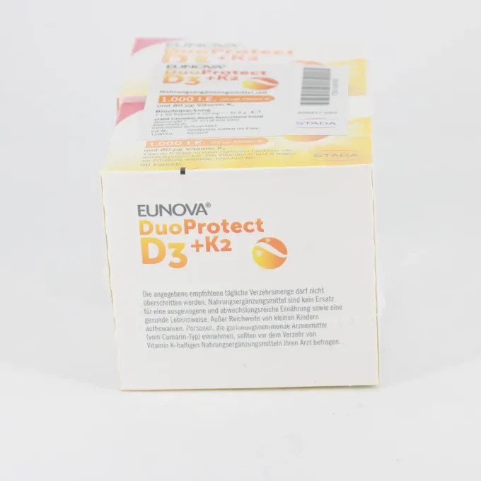 EUNOVA DuoProtect D3+K2 1000 I.E./80 μg Kaps.Kombi 180 Stück