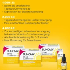 EUNOVA DuoProtect D3+K2 1000 I.E./50 μg Tropfen 11,50 ml