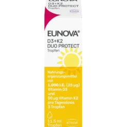 EUNOVA DuoProtect D3+K2 1000 I.E./50 μg Tropfen 11,50 ml