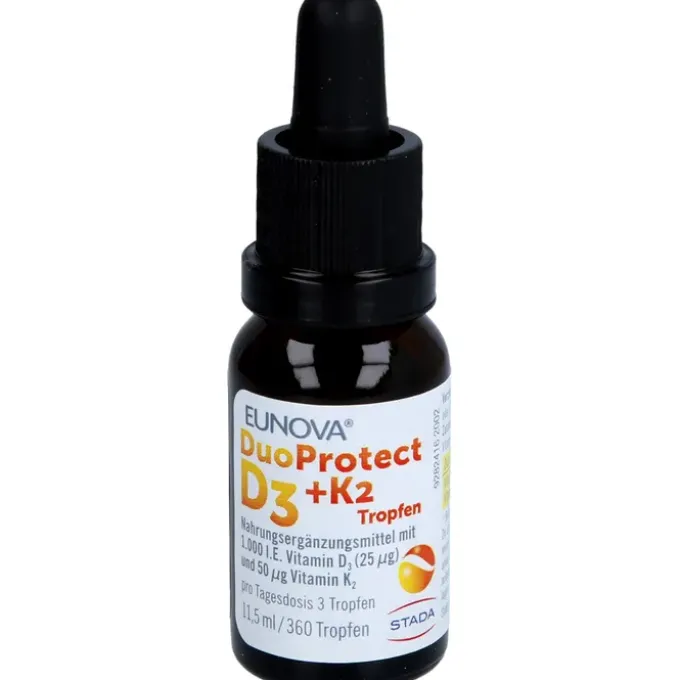EUNOVA DuoProtect D3+K2 1000 I.E./50 μg Tropfen 11,50 ml