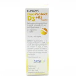 EUNOVA DuoProtect D3+K2 1000 I.E./50 ?g Tropfen Set 2x11,5ml