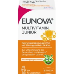 EUNOVA Junior Kautabletten m.Orangengeschmack 30 Stück