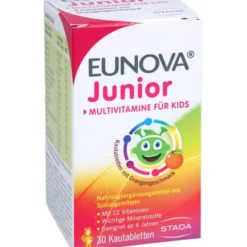 EUNOVA Junior Kautabletten m.Orangengeschmack 30 Stück