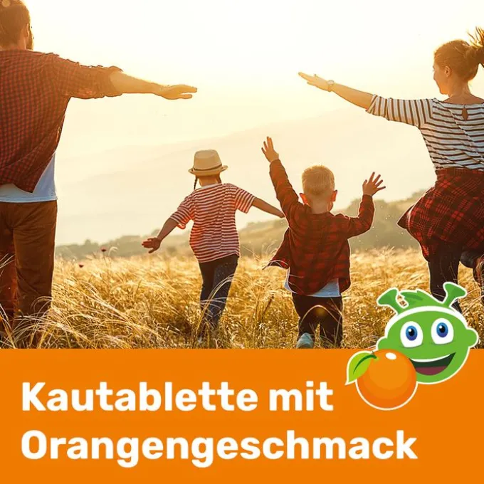 EUNOVA Junior Kautabletten m.Orangengeschmack 30 Stück
