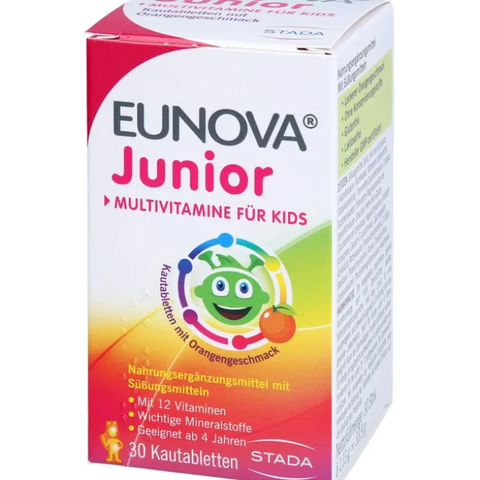 EUNOVA Junior Kautabletten m.Orangengeschmack 30 Stück
