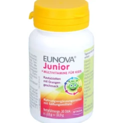 EUNOVA Junior Kautabletten m.Orangengeschmack 30 Stück