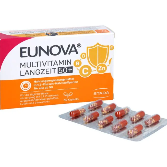 EUNOVA Langzeit 50+ Kapseln 30 Stück