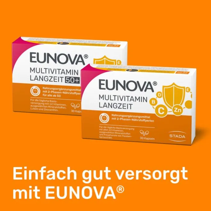 EUNOVA Langzeit 50+ Kapseln 30 Stück
