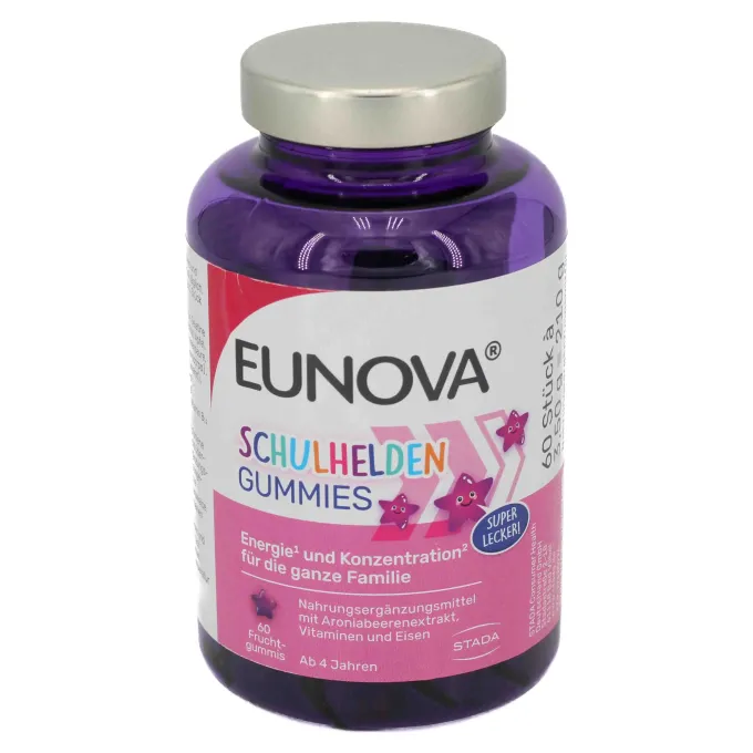 EUNOVA Schulhelden Gummies 60 Stück