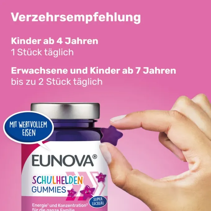 EUNOVA Schulhelden Gummies 60 Stück