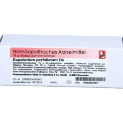 EUPATORIUM PERFOLIATUM D 6 Globuli 10 g