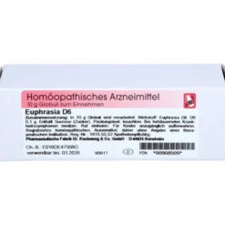 EUPHRASIA D 6 Globuli 10 g