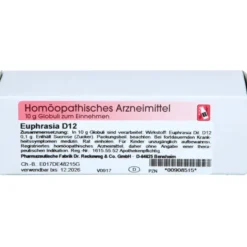 EUPHRASIA D 12 Globuli 10 g