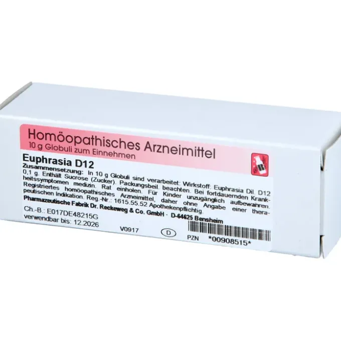 EUPHRASIA D 12 Globuli 10 g