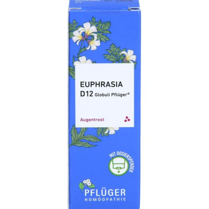 EUPHRASIA D 12 Globuli Pflüger Globulispender 10 g