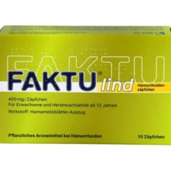 FAKTU lind Hämorrhoidenzäpfchen 10 St