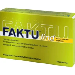 FAKTU lind Hämorrhoidenzäpfchen 10 St