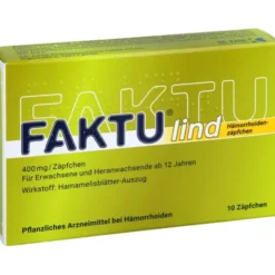 FAKTU lind Hämorrhoidenzäpfchen 10 St