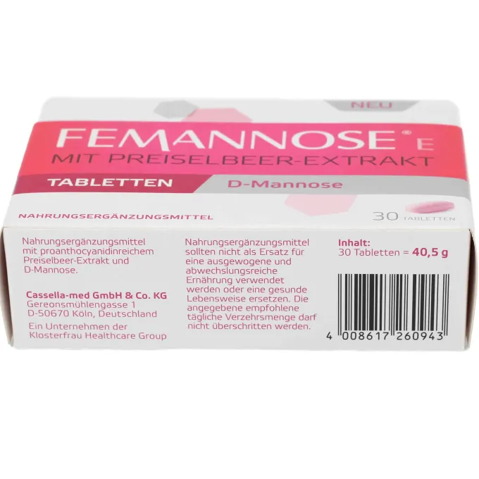 FEMANNOSE E Tabletten 30 Stück