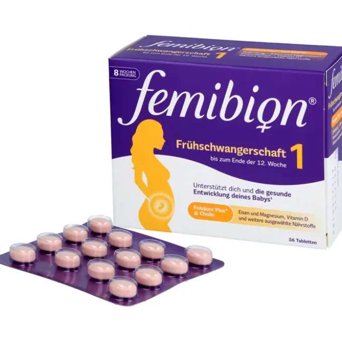 FEMIBION 1 Frühschwangerschaft Tabletten 56 Stück