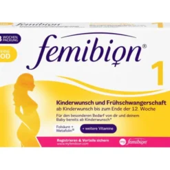 FEMIBION 1 Kinderwunsch+Frühschwangers.o.Jod Tabl. 60 Stück