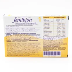 FEMIBION 1 Kinderwunsch+Frühschwangers.o.Jod Tabl. 60 Stück