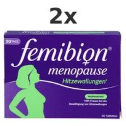 FEMIBION Menopause Hitzewallungen Tabletten Set 2x 30St