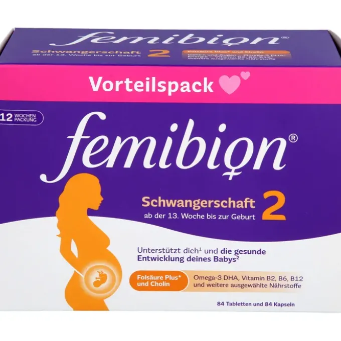 FEMIBION 2 Schwangerschaft Kombipackung 168 Stück