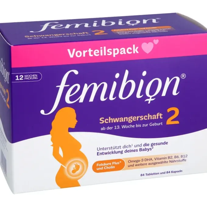 FEMIBION 2 Schwangerschaft Kombipackung 168 Stück