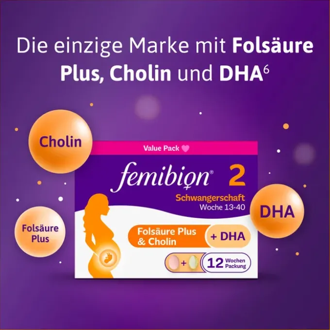FEMIBION 2 Schwangerschaft Kombipackung 168 Stück