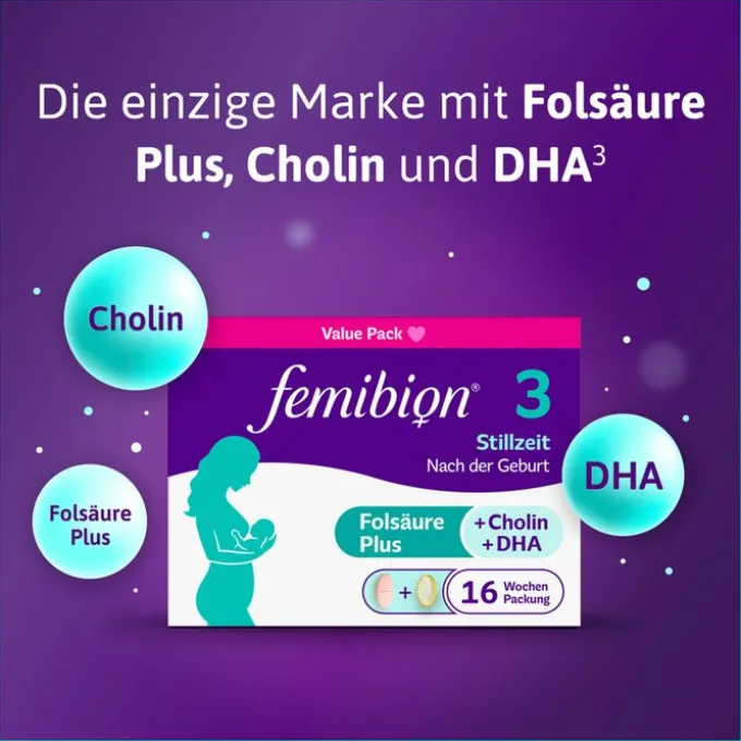 FEMIBION 3 Stillzeit Kombipackung 56 Stück
