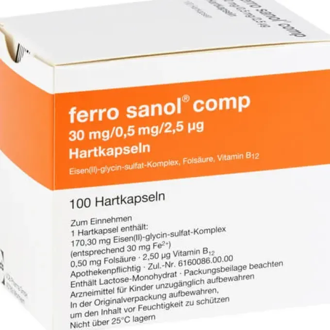 FERRO SANOL comp. Hartkaps.m.msr.überz.Pellets 100 St