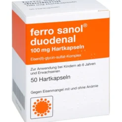 FERRO SANOL duodenal Hartkaps.m.msr.überz.Pell. 50 St