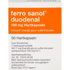 FERRO SANOL duodenal Hartkaps.m.msr.überz.Pell. 50 St