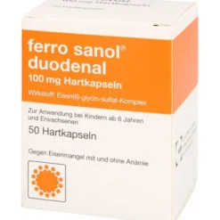 FERRO SANOL duodenal Hartkaps.m.msr.überz.Pell. 50 St