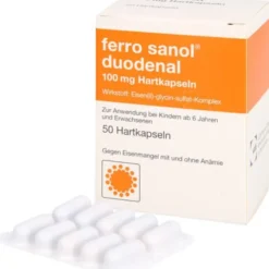 FERRO SANOL duodenal Hartkaps.m.msr.überz.Pell. 50 St