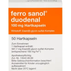FERRO SANOL duodenal Hartkaps.m.msr.überz.Pell. 50 St
