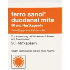 FERRO SANOL duodenal mite 50 mg magensaftr.Hartk. 20 St
