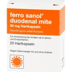 FERRO SANOL duodenal mite 50 mg magensaftr.Hartk. 20 St