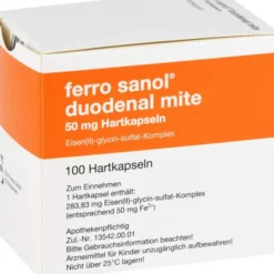 FERRO SANOL duodenal mite 50 mg magensaftr.Hartk. 100 St