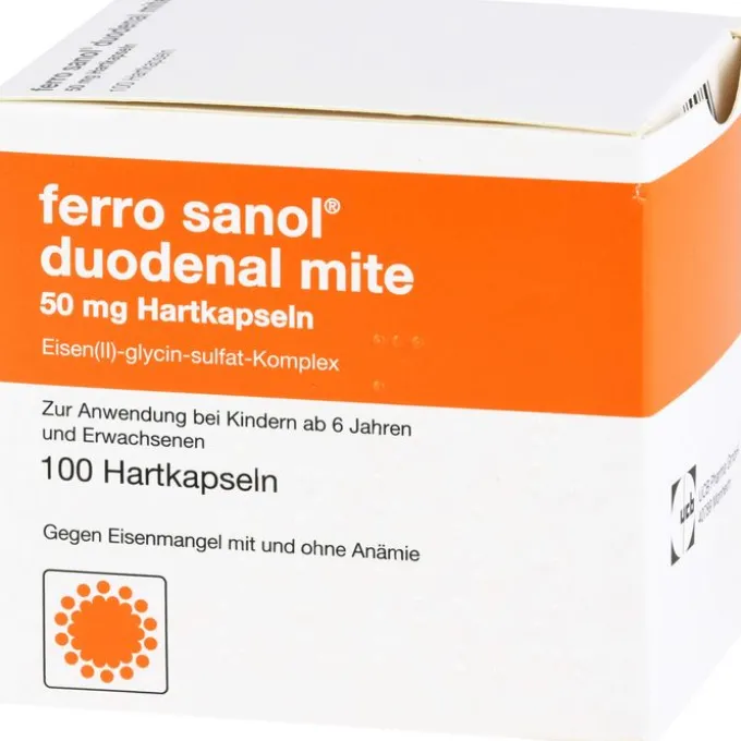 FERRO SANOL duodenal mite 50 mg magensaftr.Hartk. 100 St