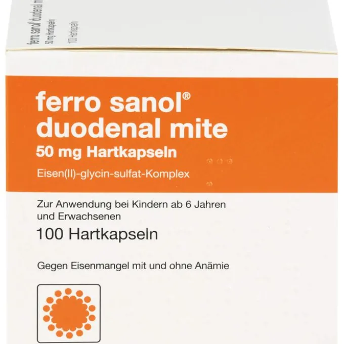FERRO SANOL duodenal mite 50 mg magensaftr.Hartk. 100 St